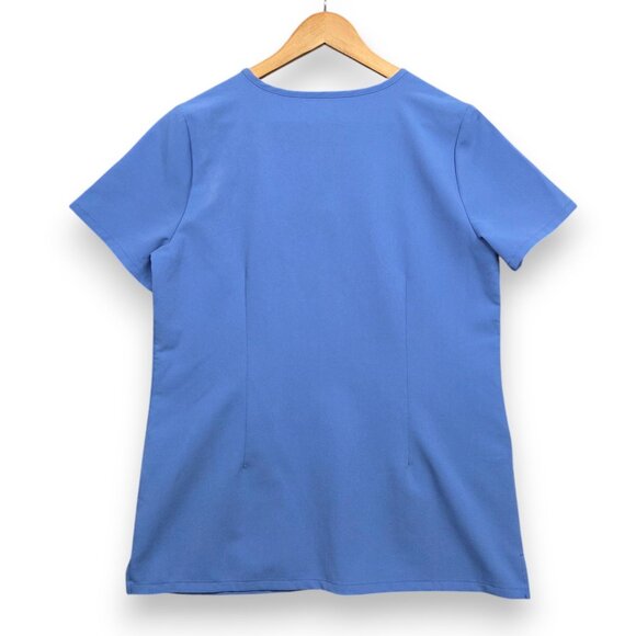 Figs Casma Three Pocket Scrub Top Womens Small Blue FW1100‎ - Picture 6 of 9